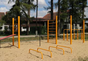 Park do street workoutu w Ligocie Prószkowskiej - FlowParks