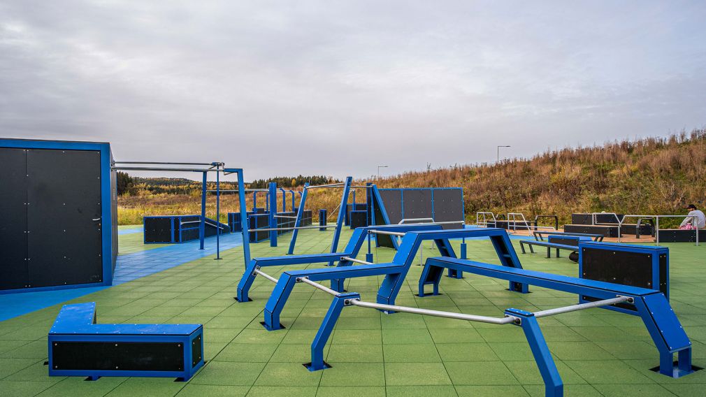 outdoor parkour park norway