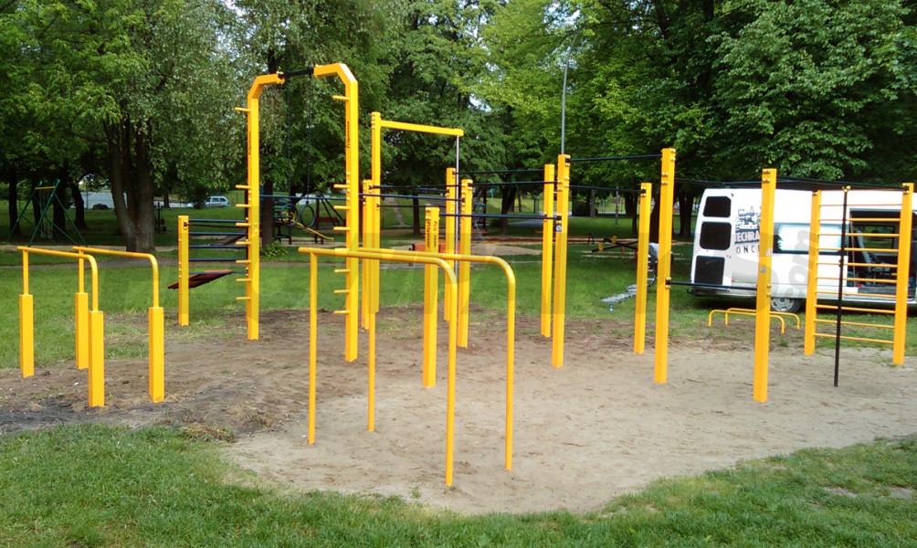 Park w Dębicy przeznaczony do ćwiczeń